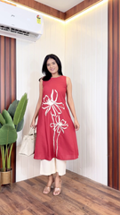Baby Pink Casual Long Kurti Set