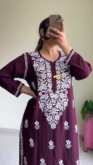 Floral Shrug Style Indo-Western Set