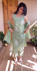 Ethnic Printed Keyhole Tunic